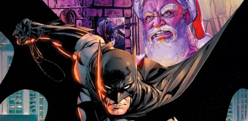 batman e babbo natale fumetto Batman Santa Claus Silent Knight
