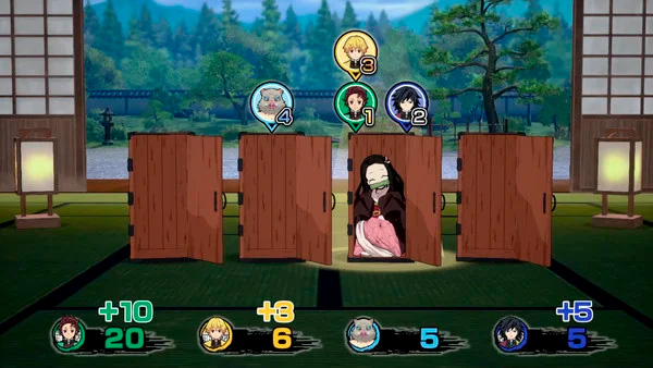 Demon Slayer Kimetsu no Yaiba Sweep the Board schermata