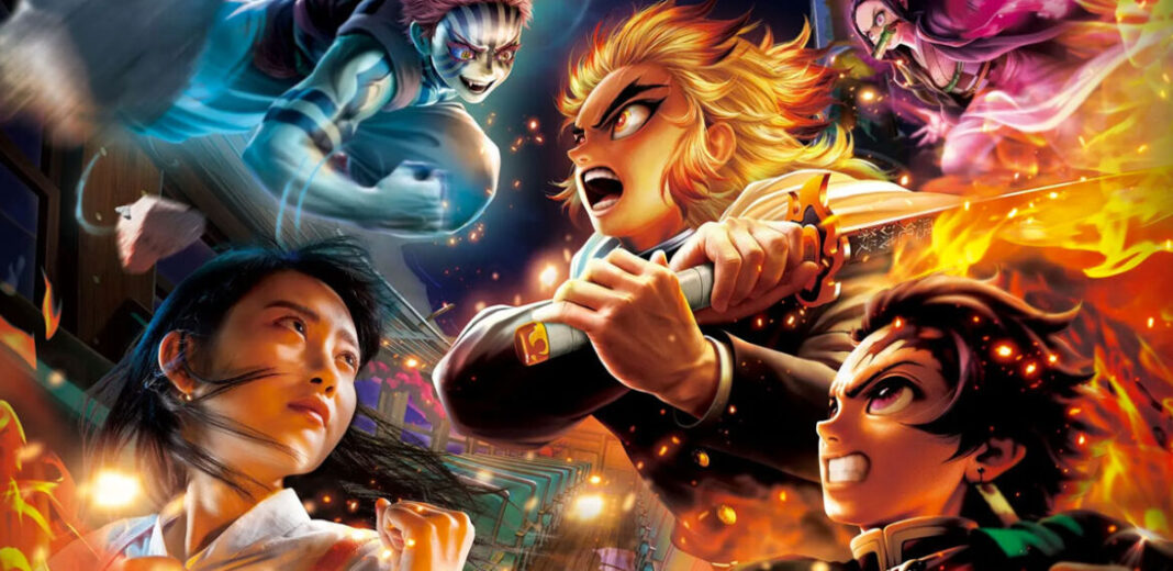 montagne russe demon slayer Kimetsu no Yaiba XR Ride Mugen Train Chasing Dreams
