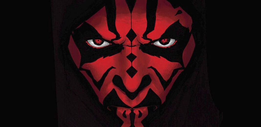 Darth Maul Black White and Red fumetto Star Wars