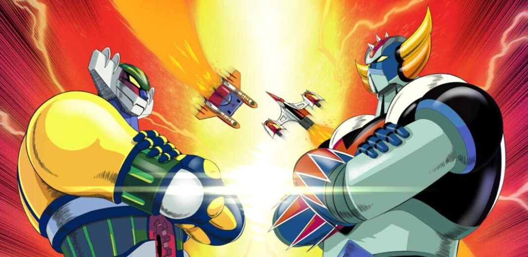 jeeg contro goldrake manga luca papaeo