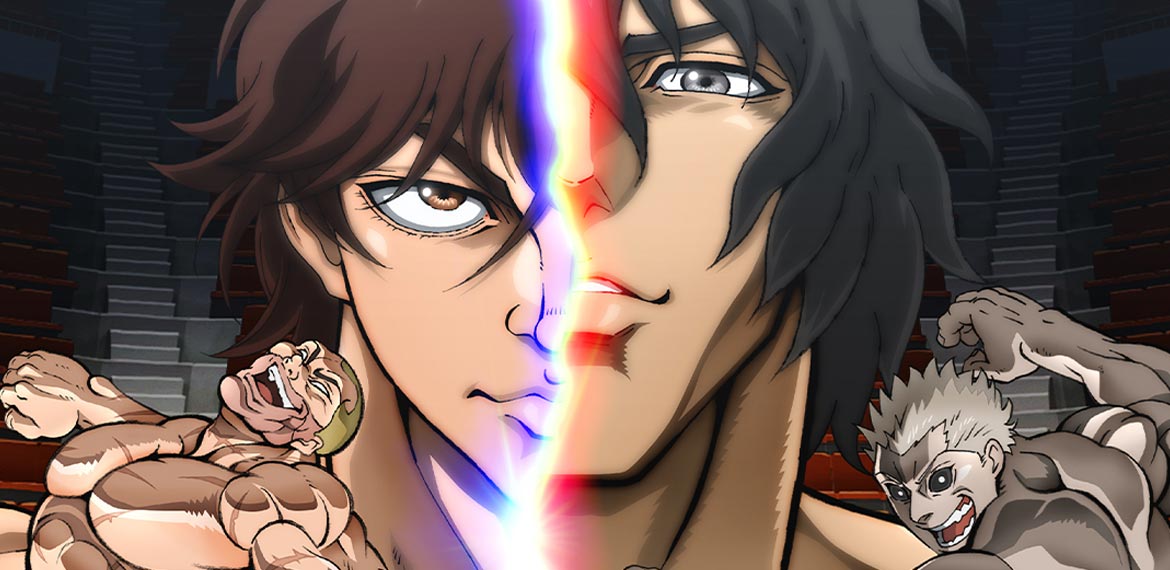 Baki Hanma vs Kengan Ashura anime crossover