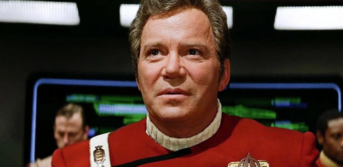 William Shatner capitano Kirk Star Trek