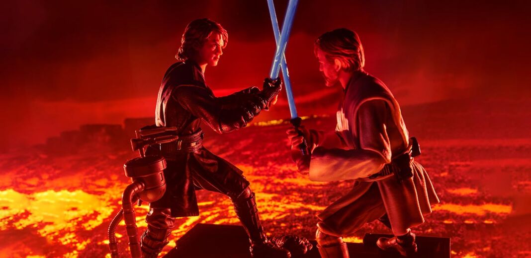 Hasbro Black Series 2 Pack Anakin Skywalker contro Obi Wan Kenobi