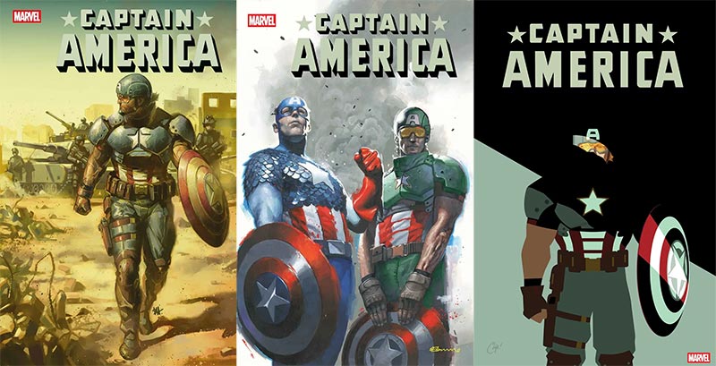 variant cover nuovo captain america