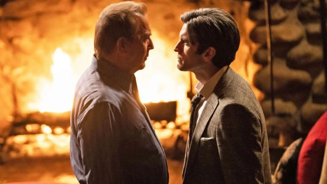 Kevin Costner e Wes Bentley Yellowstone