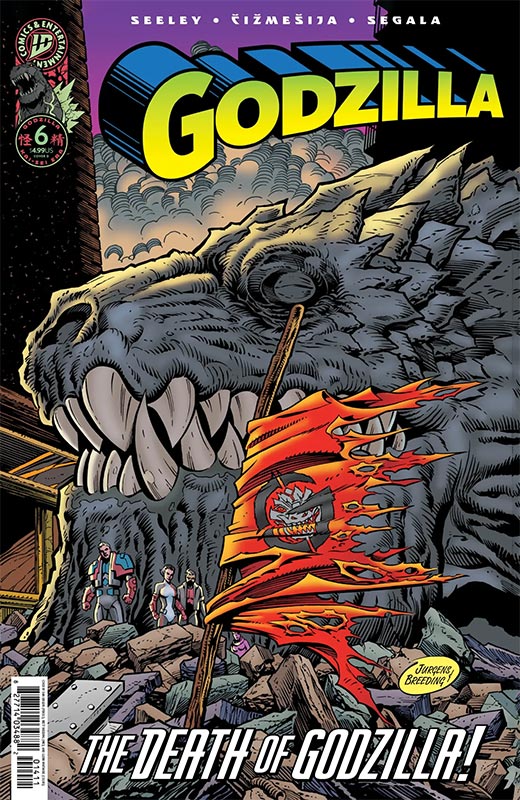the death of godzilla cover